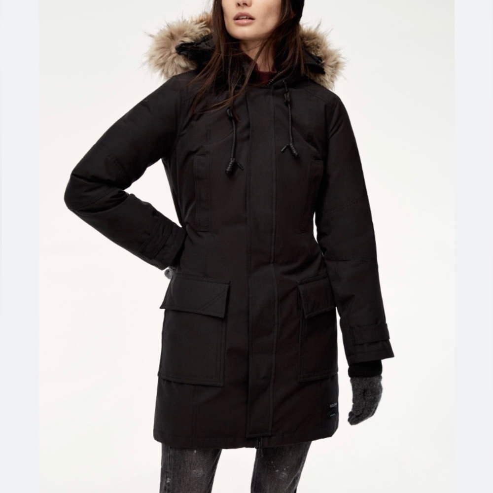 Golden by TNA Black Parka Size S